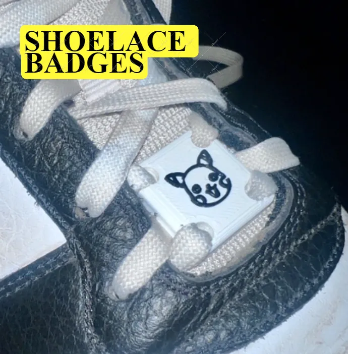 Huy hiệu dây giày phong cách độc đáo