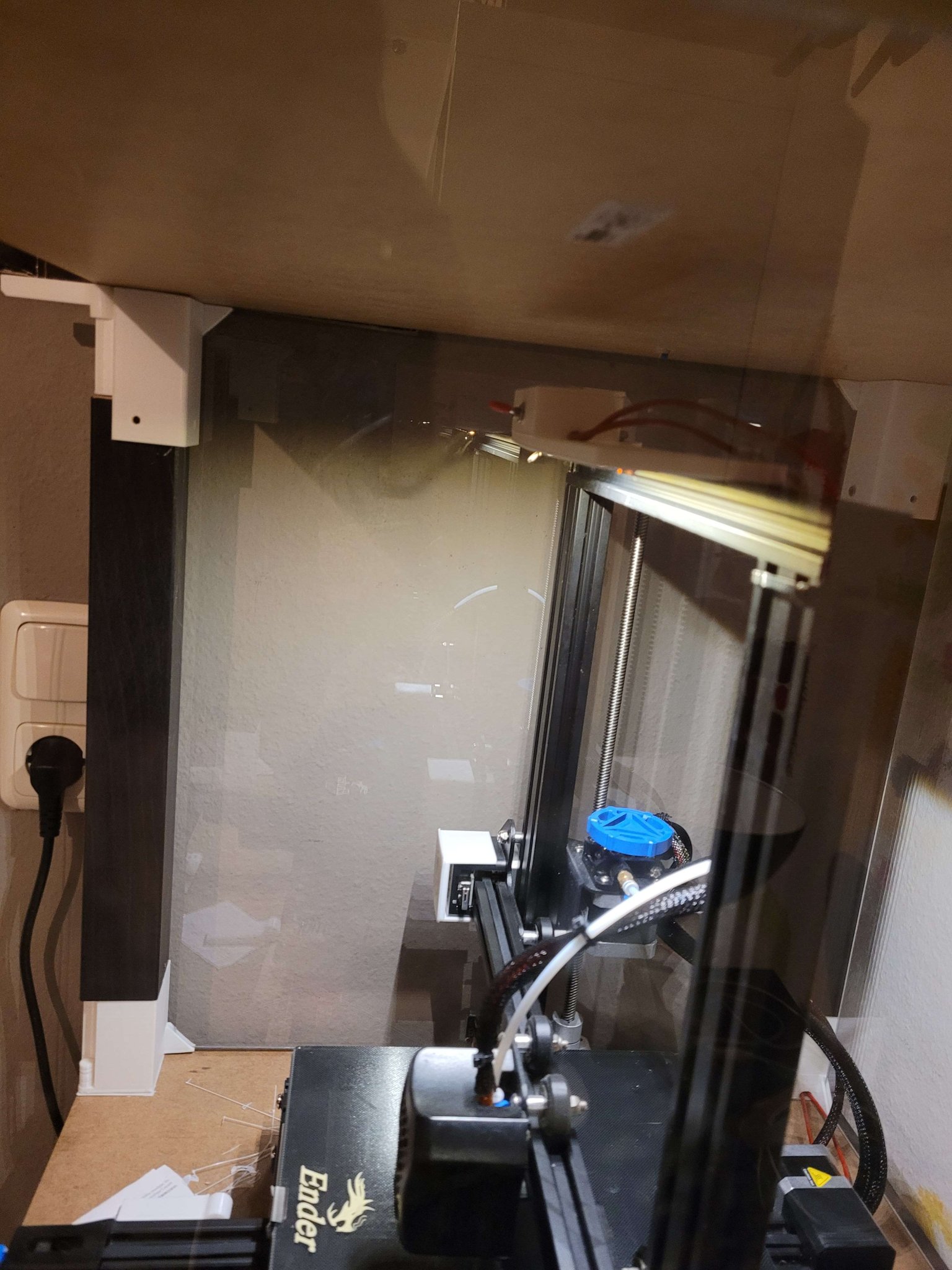 Giá đỡ LED với công tắc cho máy in Ender3