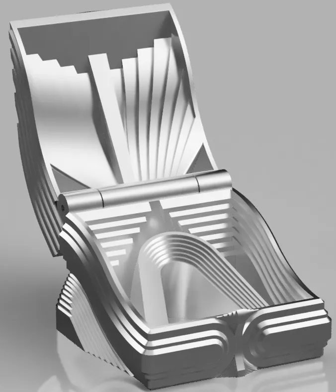 Hộp đựng nhẫn phong cách Art Deco