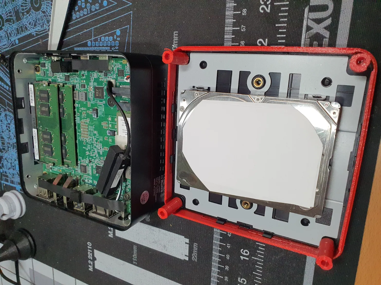 Giá đỡ HDD dày cho Minisforum UM560/UM580