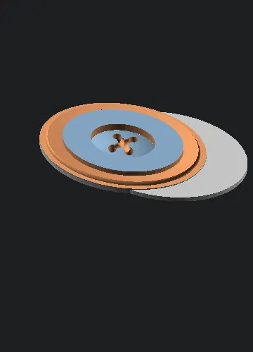 Nút áo tùy chỉnh với kịch bản OpenScad