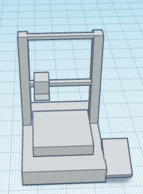 Mô hình Ender 3 s1 phong cách low poly nguyên bản