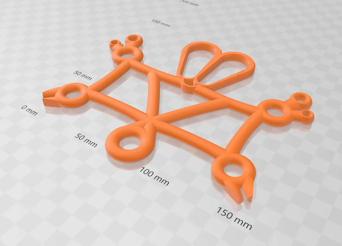 Cuộn dây Paracord với khóa carabiner và bộ căng dây