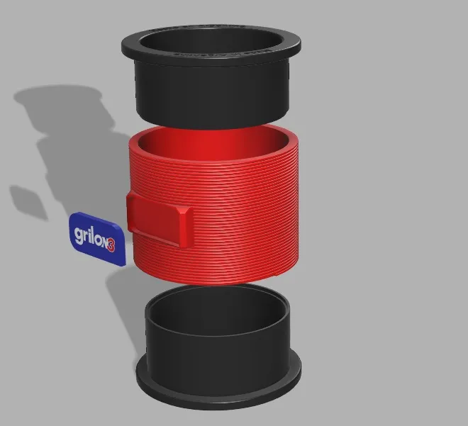 Vật chứa Grilon3 cho cuộn filament với thiết kế tối giản