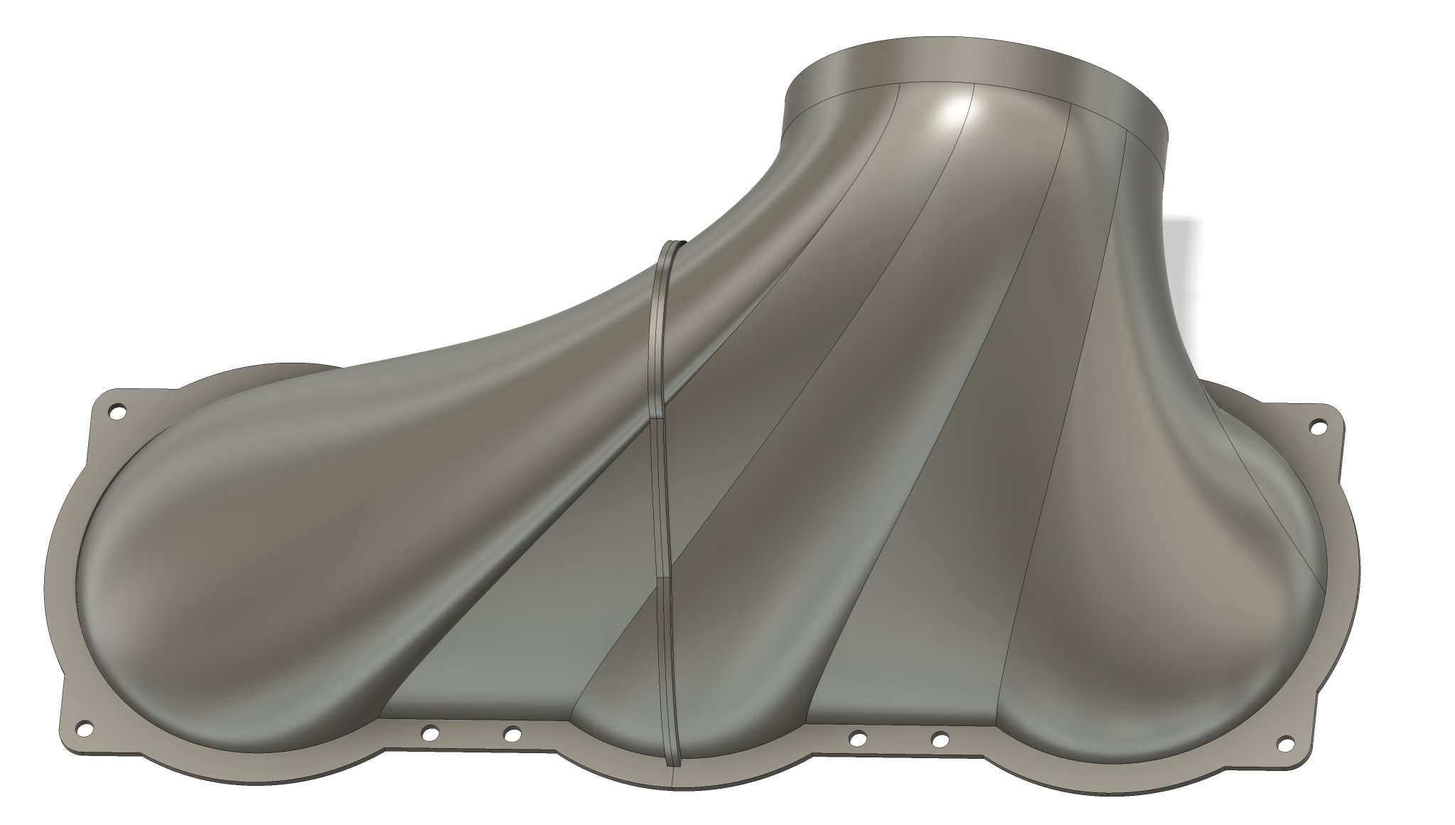 Bộ ống xả cho quạt làm mát tủ mạng 3 x 120mm