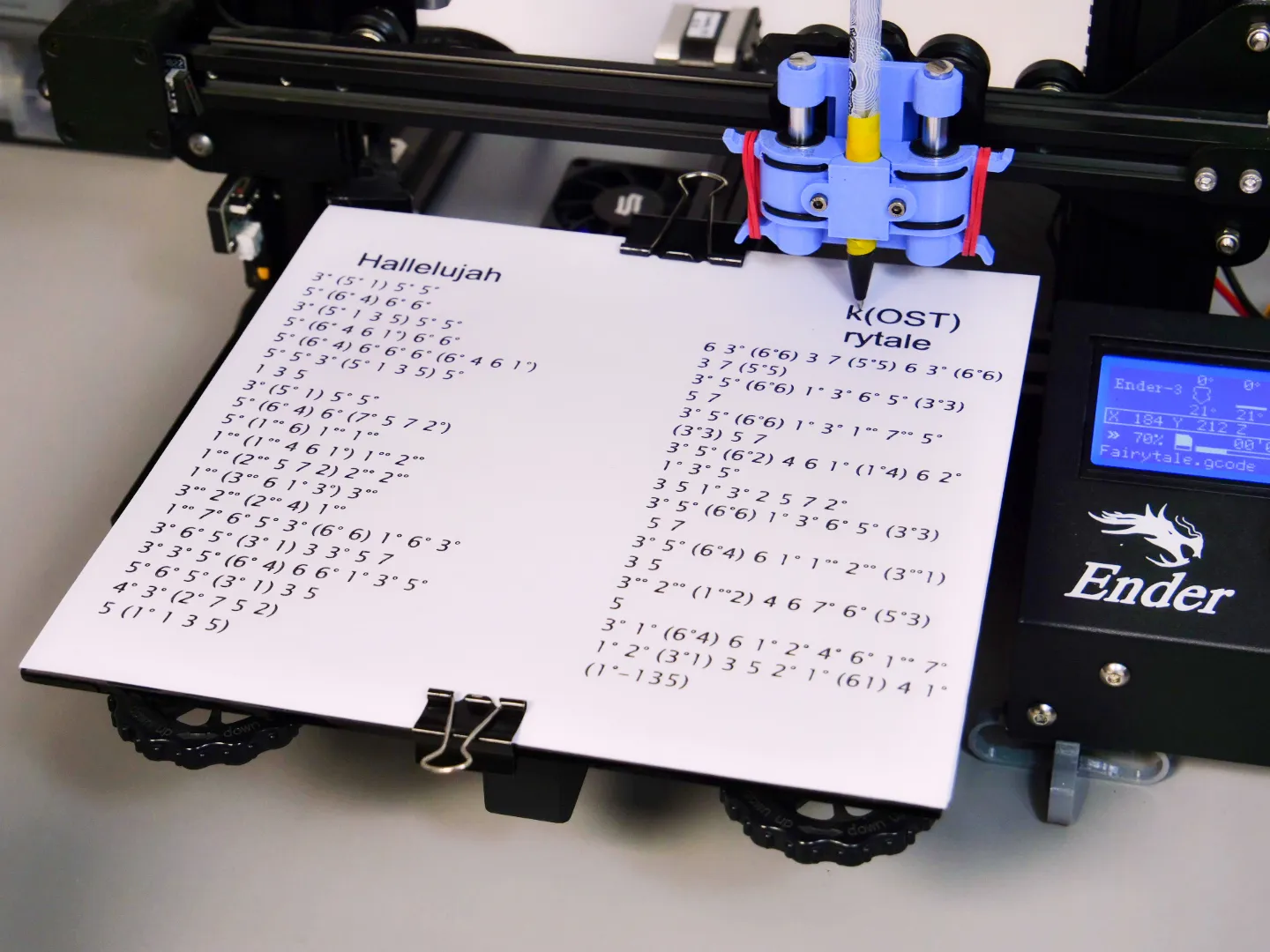 Giá đỡ và kệ cho bảng nhạc Kalimba (+20 bài hát in được)