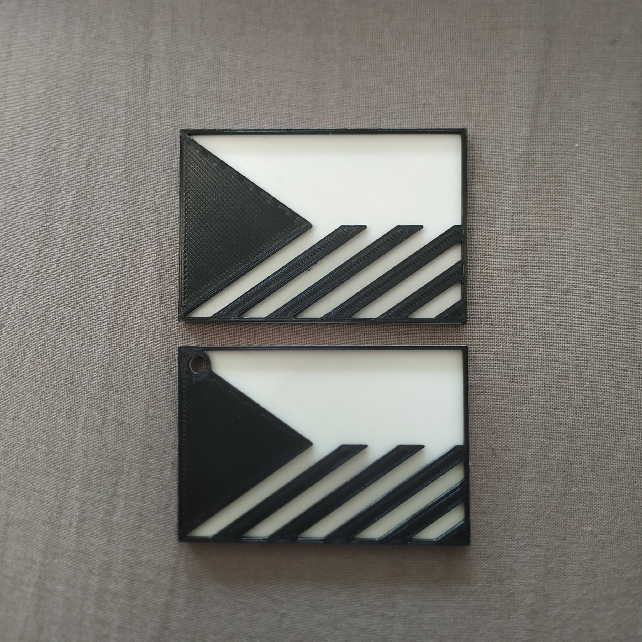 Cờ hai màu của Cộng hòa Séc kèm móc khóa