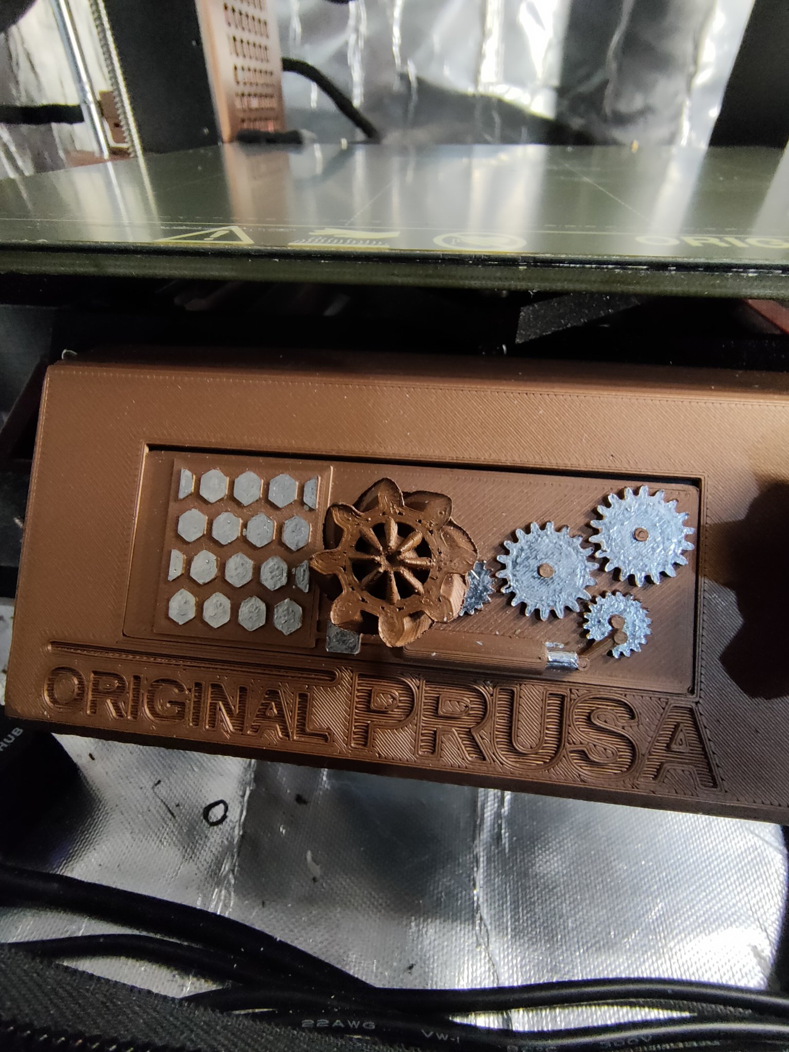 Bọc bụi LCD phong cách steampunk cho máy in mk3s