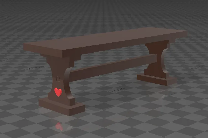 Ghế băng cho búp bê Evi