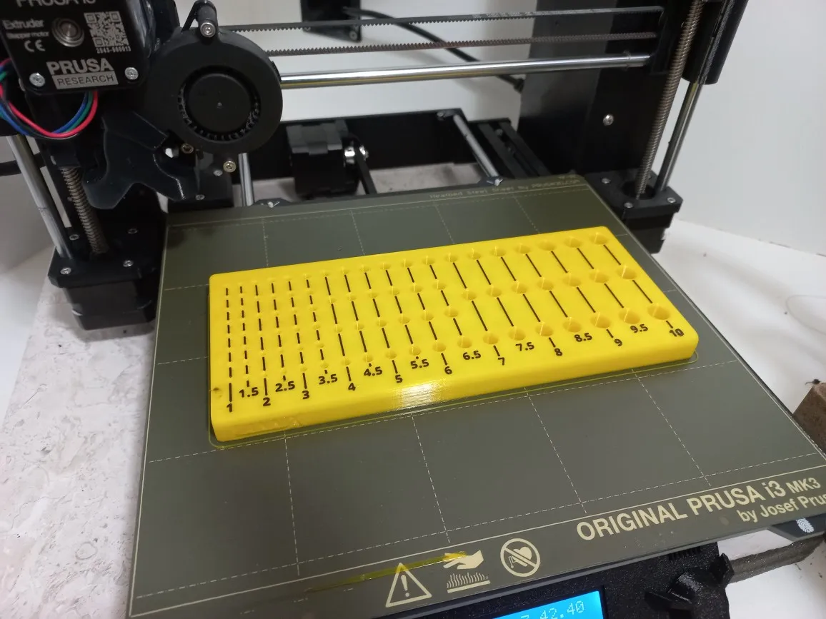 Giá đỡ lưu trữ mũi khoan mét từ 1mm đến 10mm