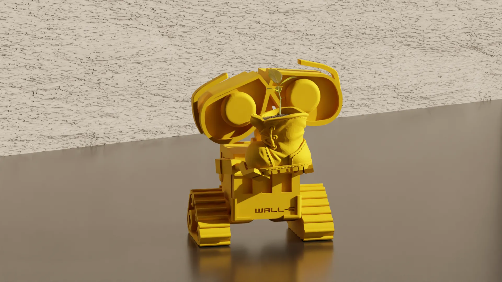 Chậu cây WALL-E phong cách Pixar