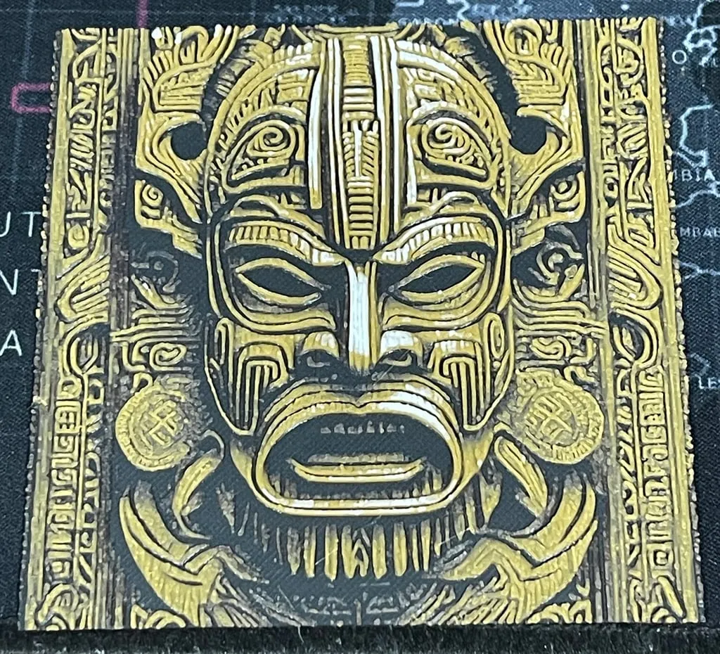 Khắc gỗ phong cách - In Hueforge