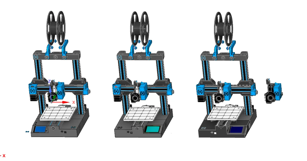 Thiết kế lại Artillery Genius kích thước 180x180x250 85% in 3D