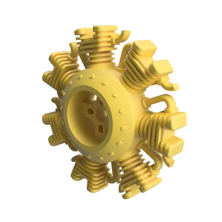 Động cơ giả lập 9 xi-lanh kiểu tròn cho máy bay RC