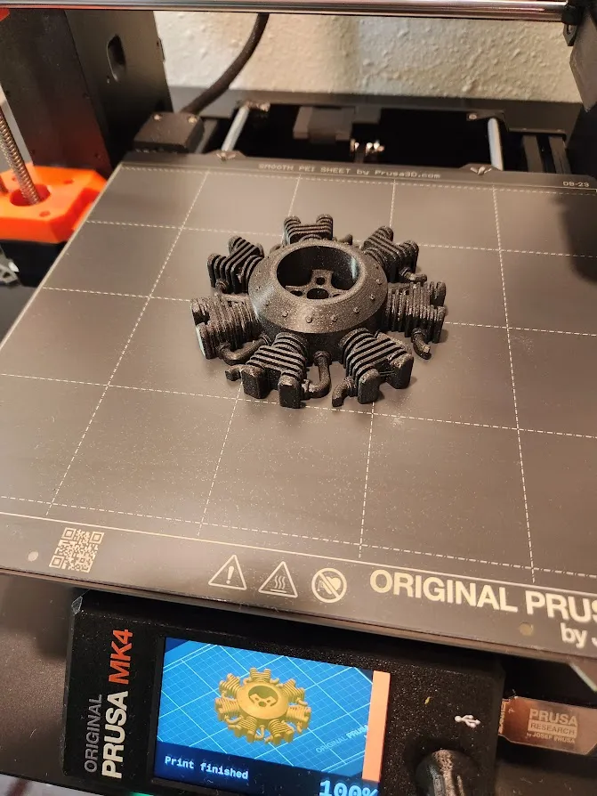 Động cơ giả lập 9 xi-lanh kiểu tròn cho máy bay RC