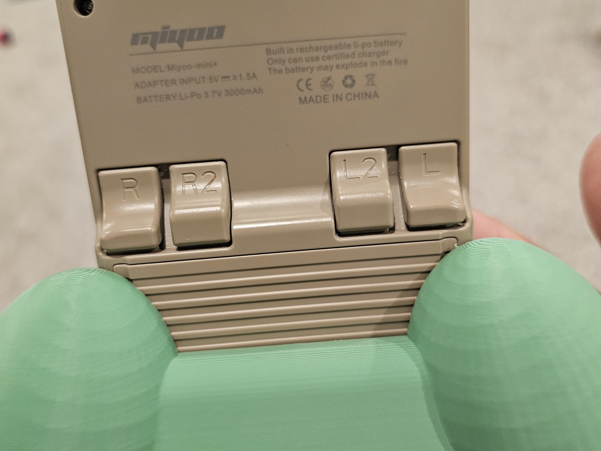 Bộ điều khiển cầm tay và giá đỡ cho Miyoo Mini+