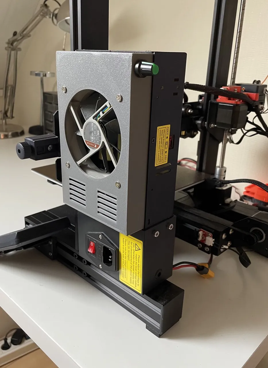 Nắp PSU cho Elegoo Neptune 3 với quạt 92mm