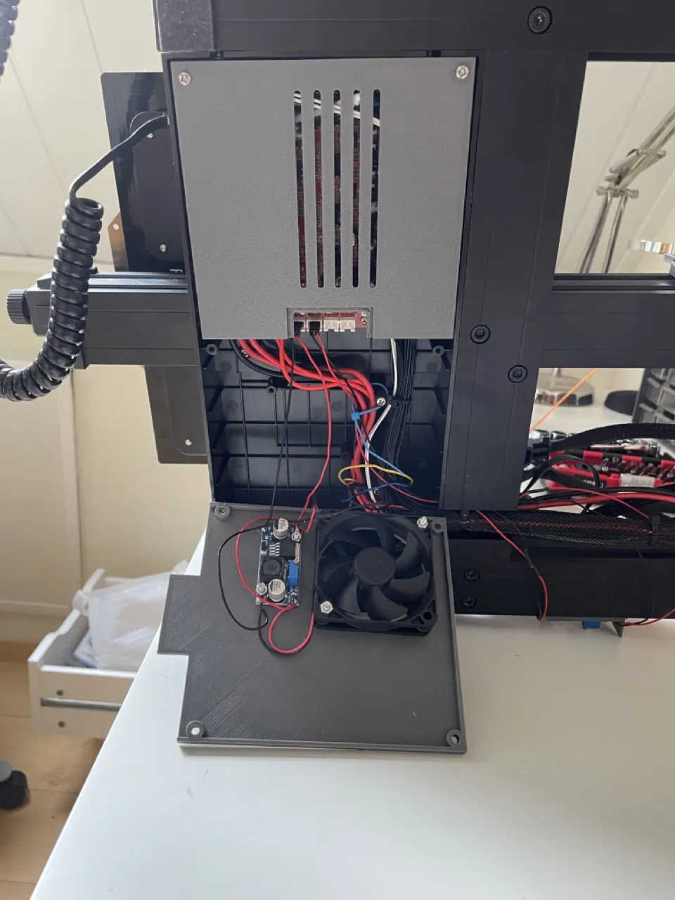 Nắp bo mạch chính cho Elegoo Neptune 3 với quạt 60mm