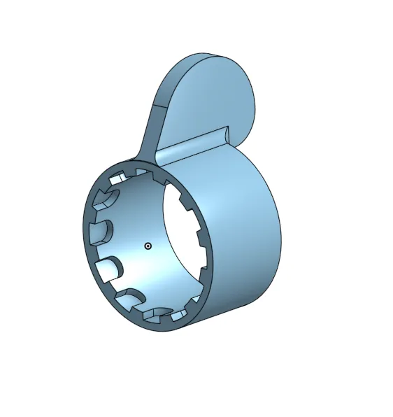 Cán cho Bit Từ Tính 1/4 Hex Shank với Góc Cong 105 Độ