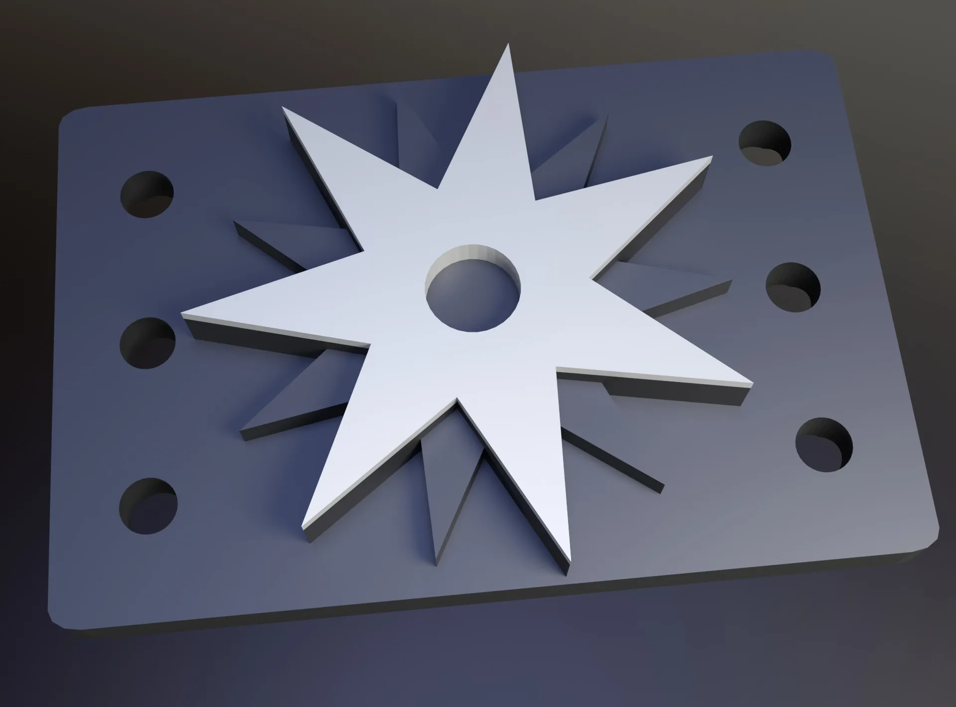 Băng đội mũ với ngôi sao bảy điểm cho mũ Aussie