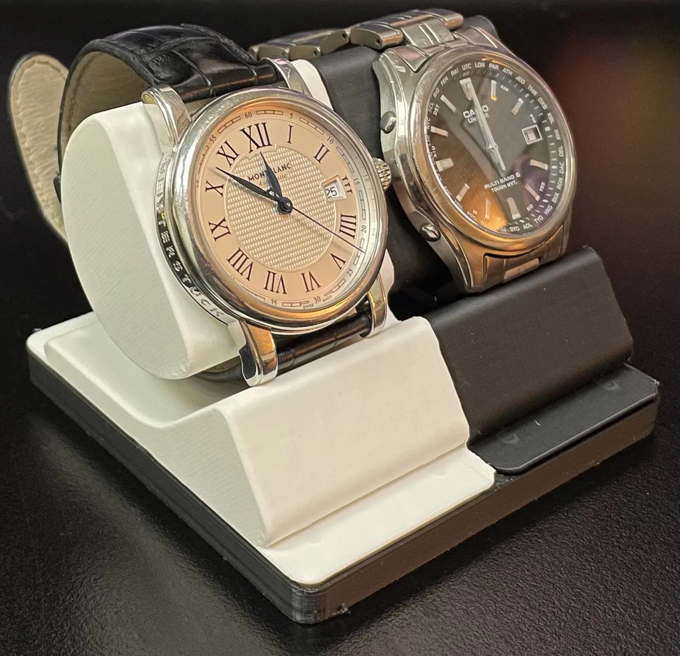 Giá đỡ đồng hồ Gridfinity cho không gian hiện đại