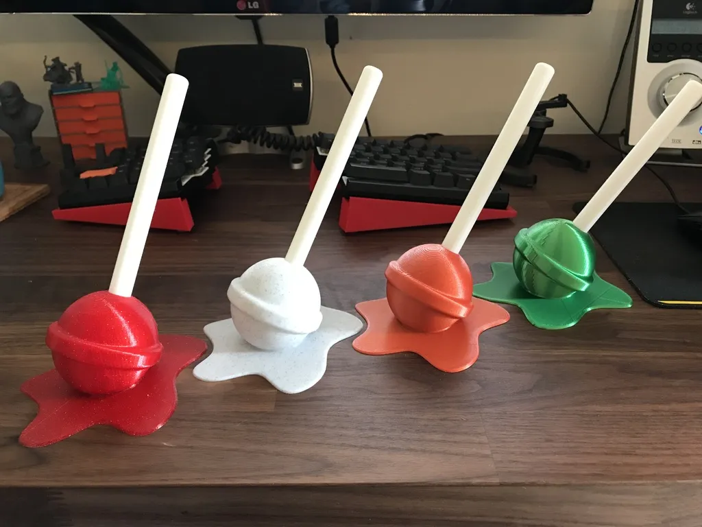 Kẹo mút tan chảy in 3D với kích thước lớn