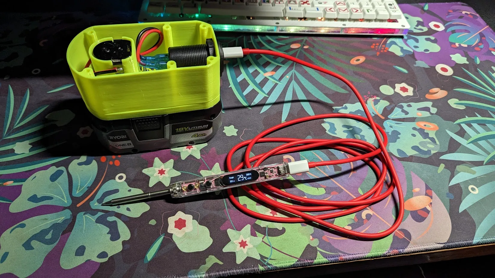 Bộ chuyển đổi pin Ryobi - Ngân hàng năng lượng USB