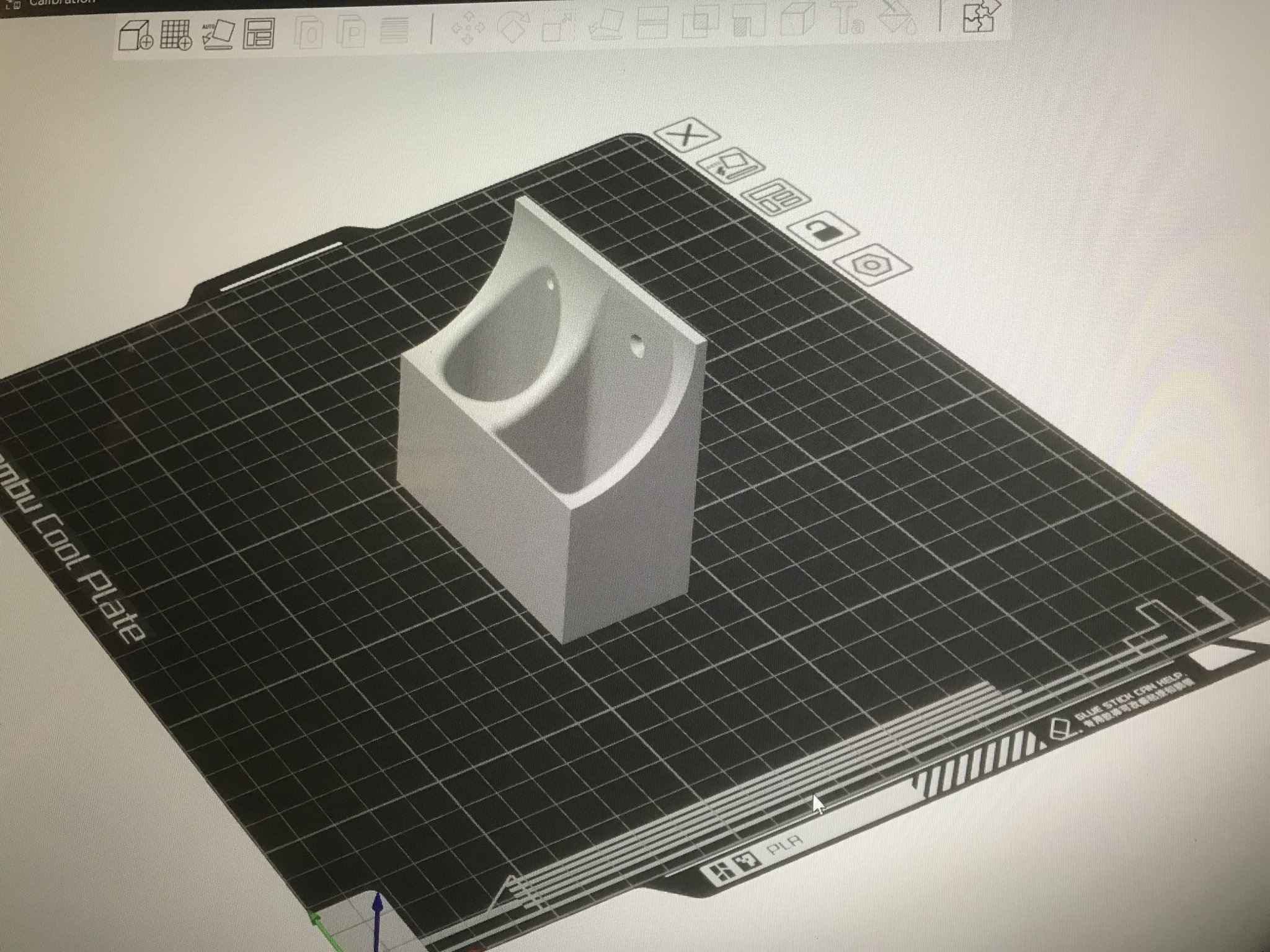 Giá đỡ chai keo Bambu gắn tường cho máy in 3D