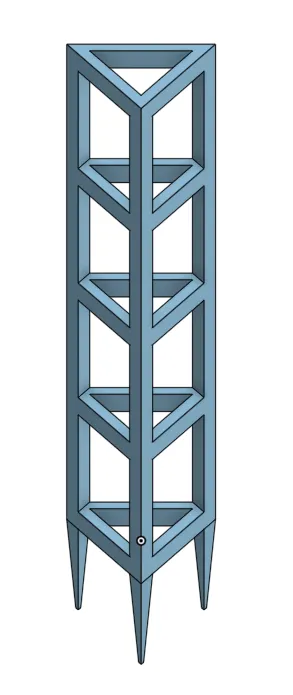 Giá đỡ cây trồng đơn giản cho chậu cây