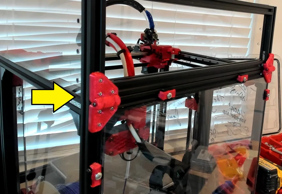 Cái bản lề góc tấm 2020 xoay 180 độ cho máy in 3D V1E