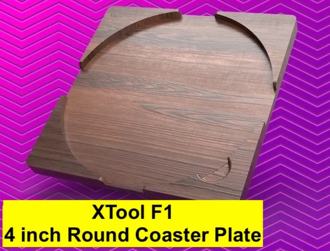 Đĩa đỡ tròn 4 inch cho máy khắc laser XTool F1