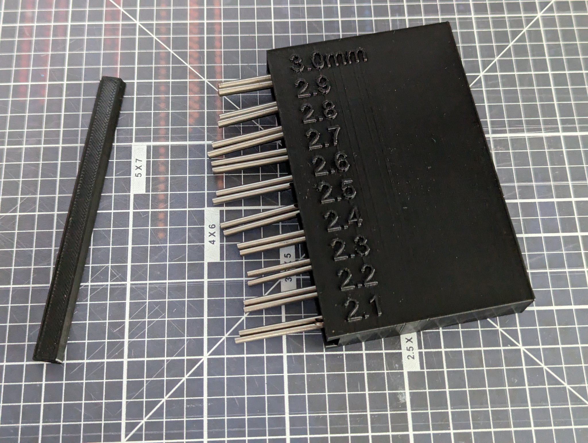 Bộ tổ chức mũi khoan tay theo bước 0.1mm