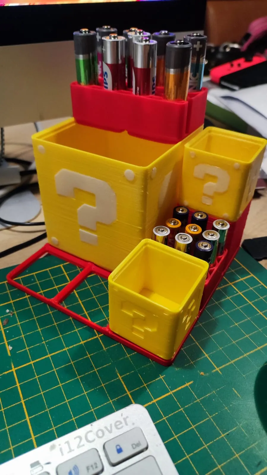 Khối câu hỏi Mario cho bộ sưu tập Gridfinity