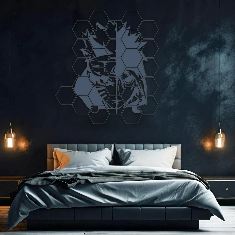 Nghệ thuật tường Naruto phong cách anime