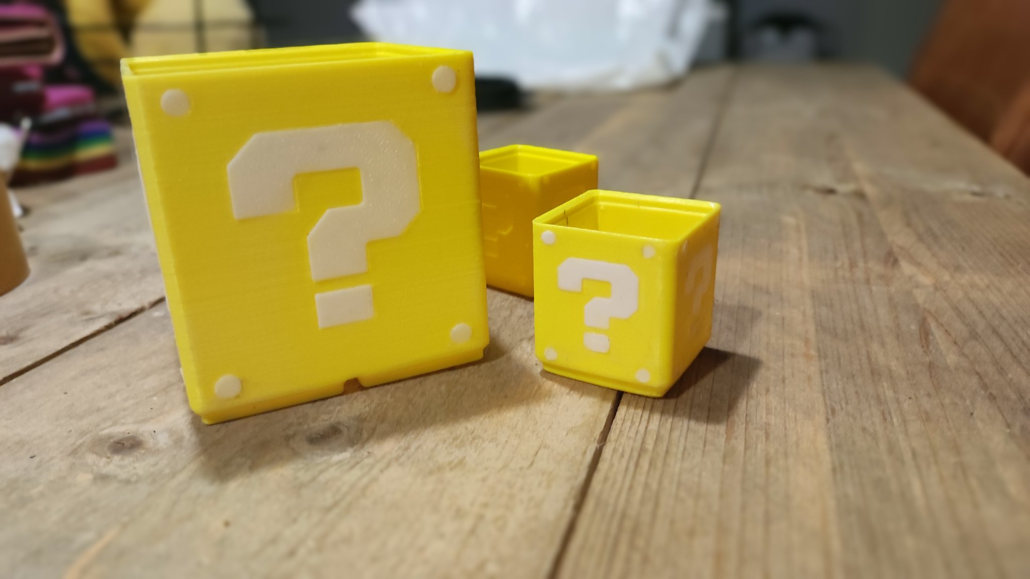 Khối câu hỏi Mario cho bộ sưu tập Gridfinity