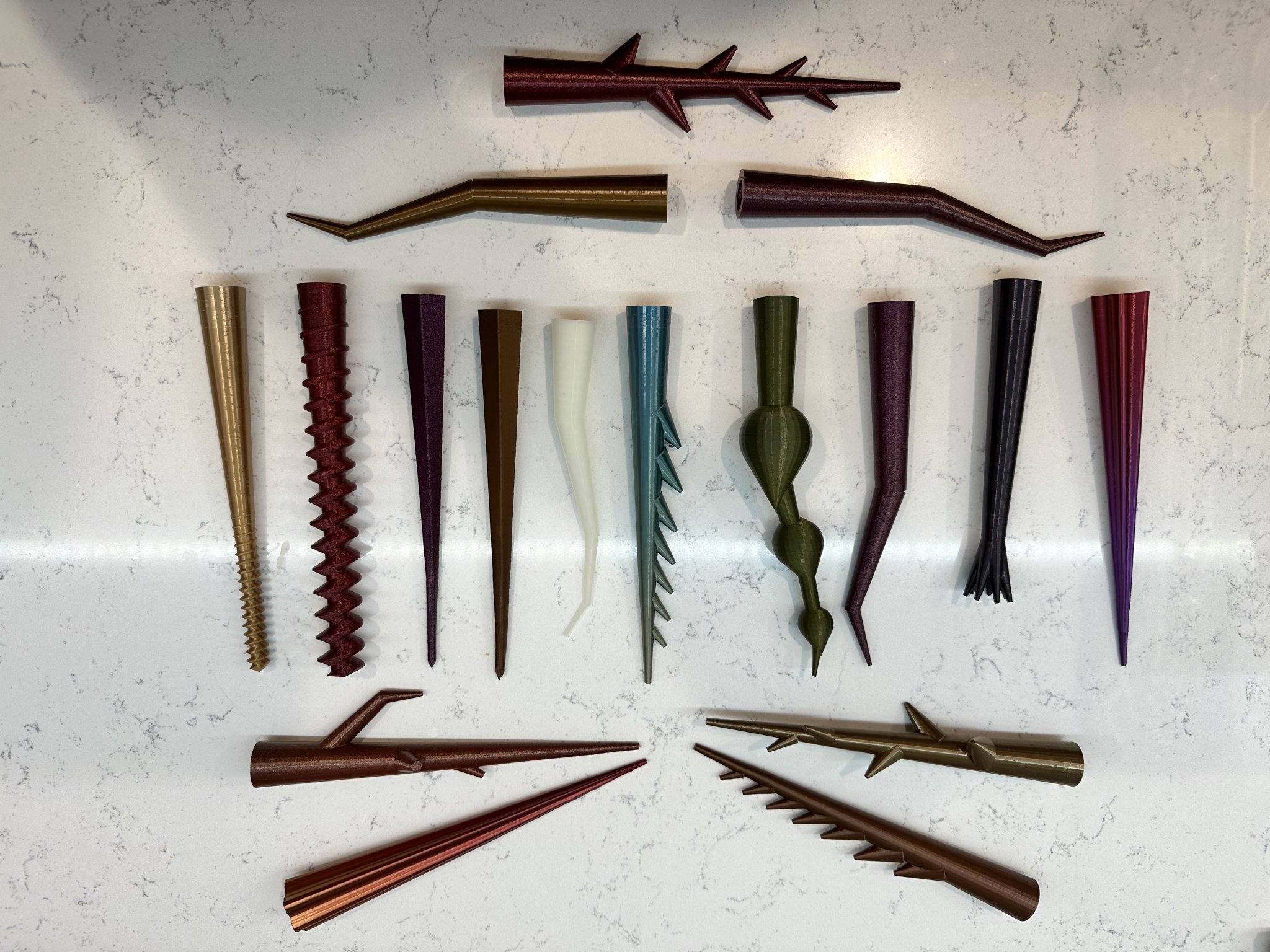 Gậy phép thuật dành cho phù thủy in từ Openscad