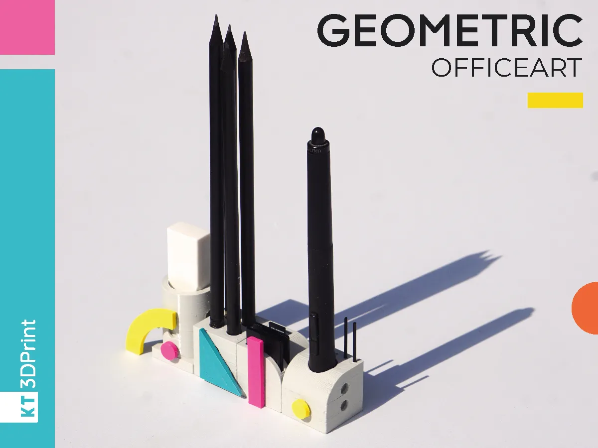 Bộ tổ chức văn phòng mô-đun in 3D cho không gian làm việc