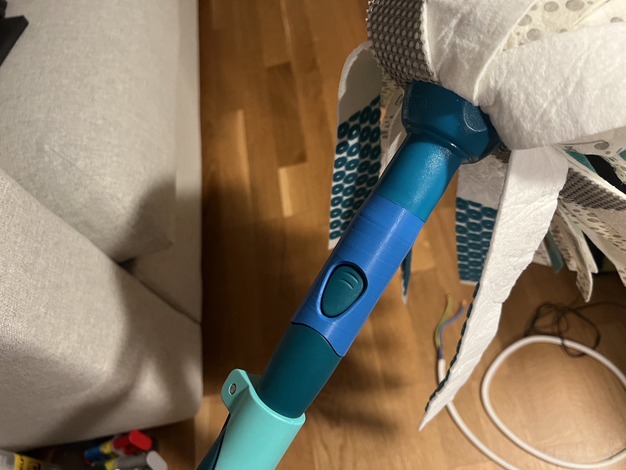 Kết nối đầu cây lau nhà Leifheit cho tay cầm cây dọn bụi