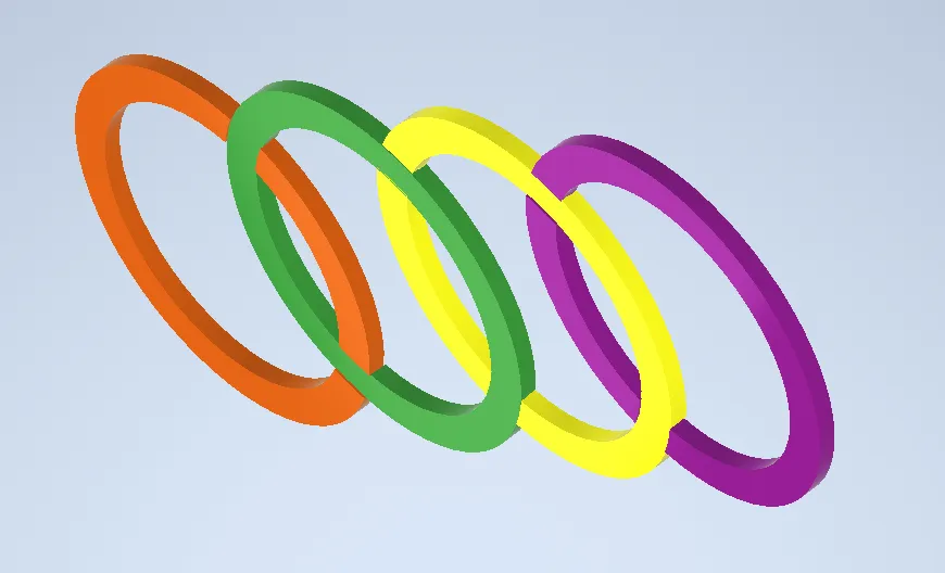 Logo Audi Ringe - Biểu tượng vòng tròn đặc trưng của Audi