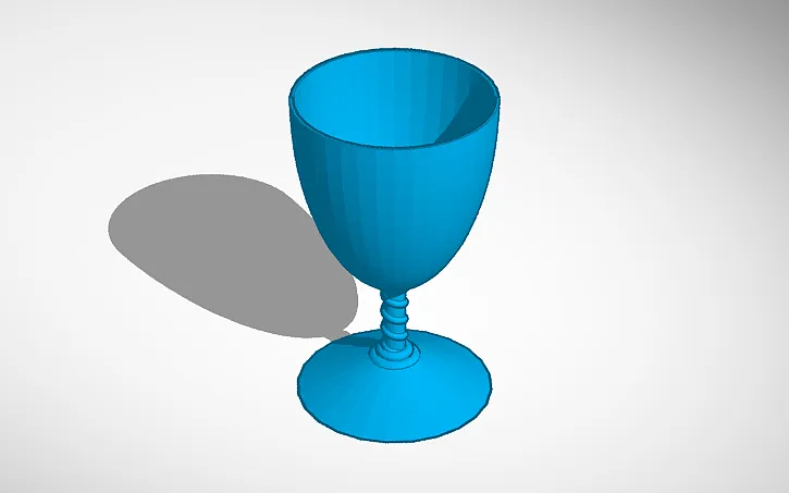 Ly rượu vang di động đơn giản