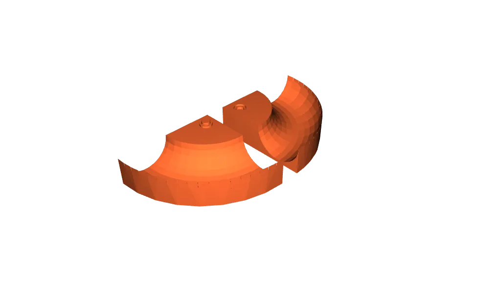 Cắt ống 63,5mm với góc 5 độ