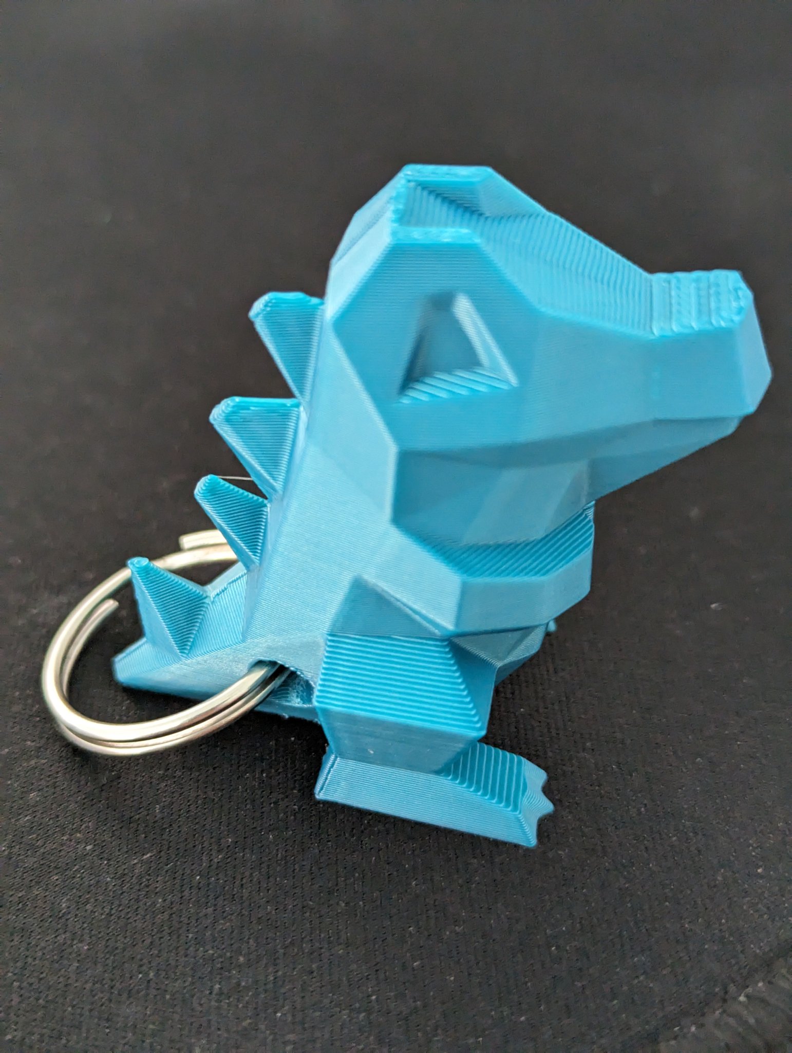 Móc khóa Totodile phong cách Low-Poly