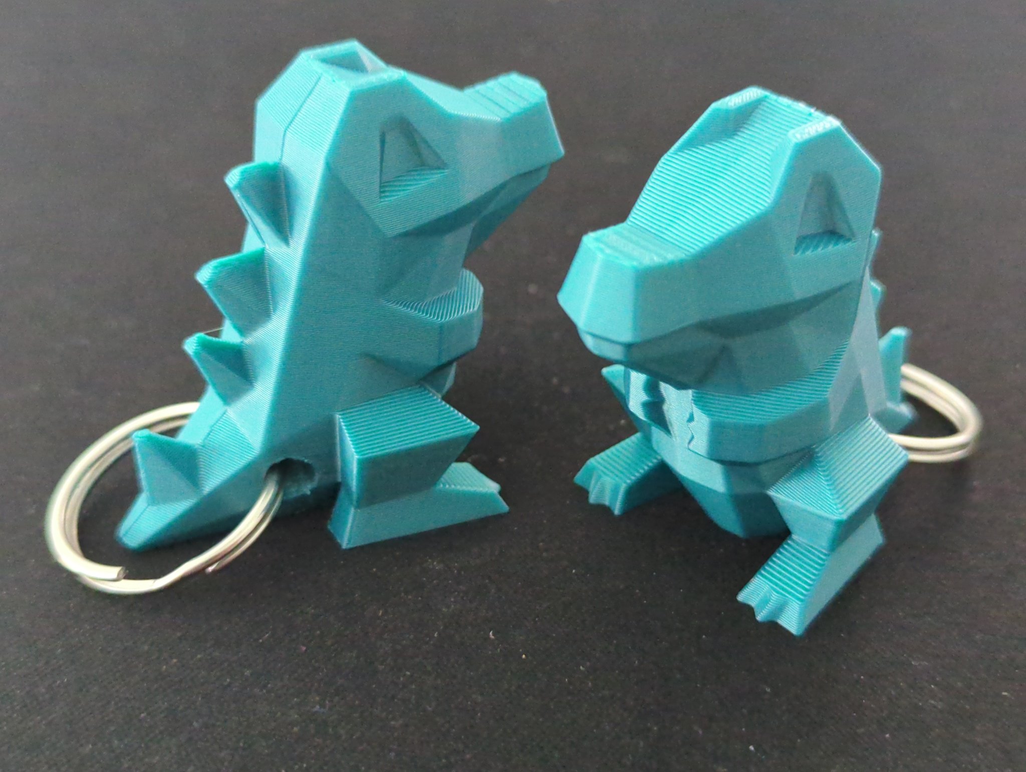 Móc khóa Totodile phong cách Low-Poly