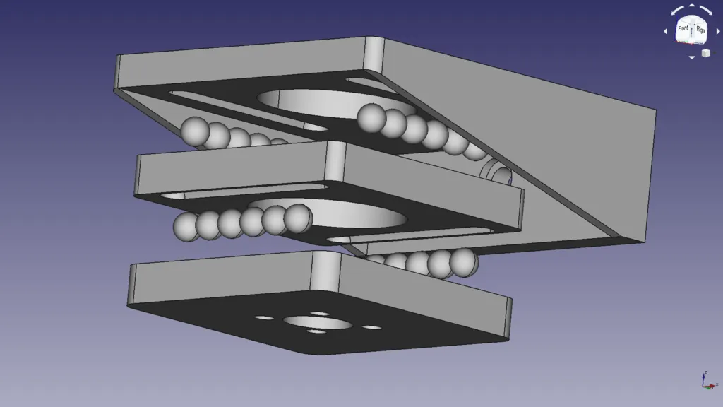 Cặp nối Oldham Z-Axis không rung và bảo vệ hot-end