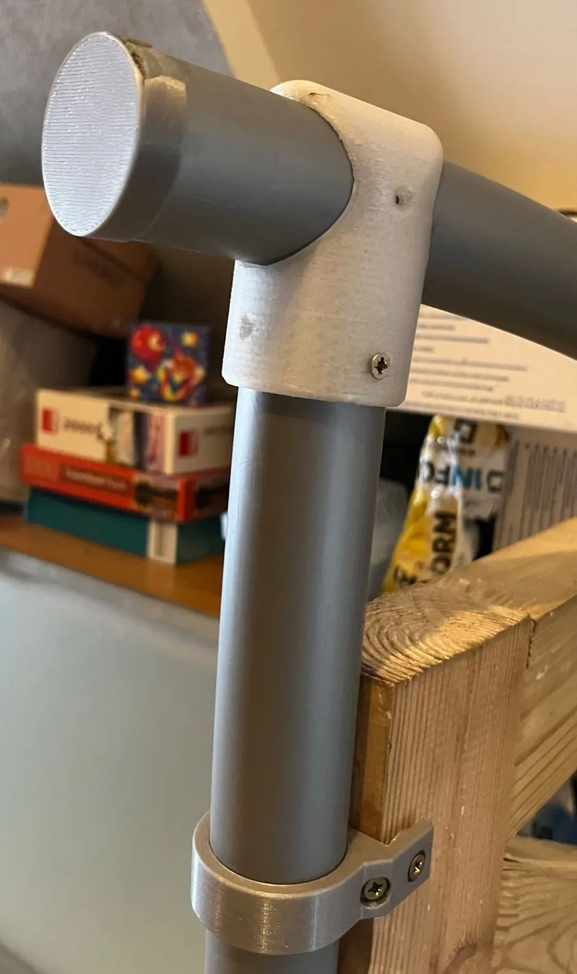 Kết nối tay vịn cho cầu thang bằng PETG