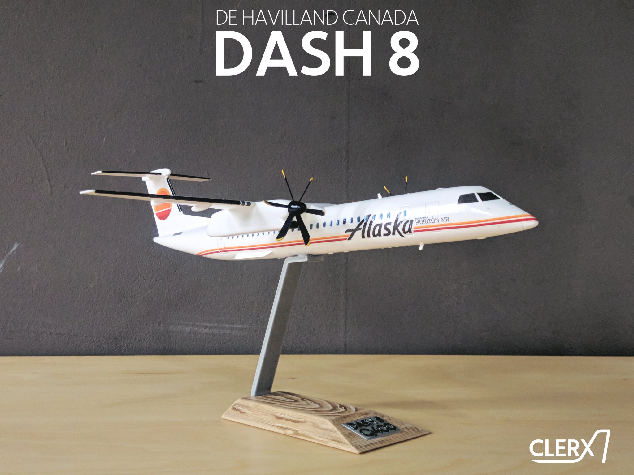Mô hình máy bay De Havilland Canada Dash 8 Q400 tỉ lệ 1:100