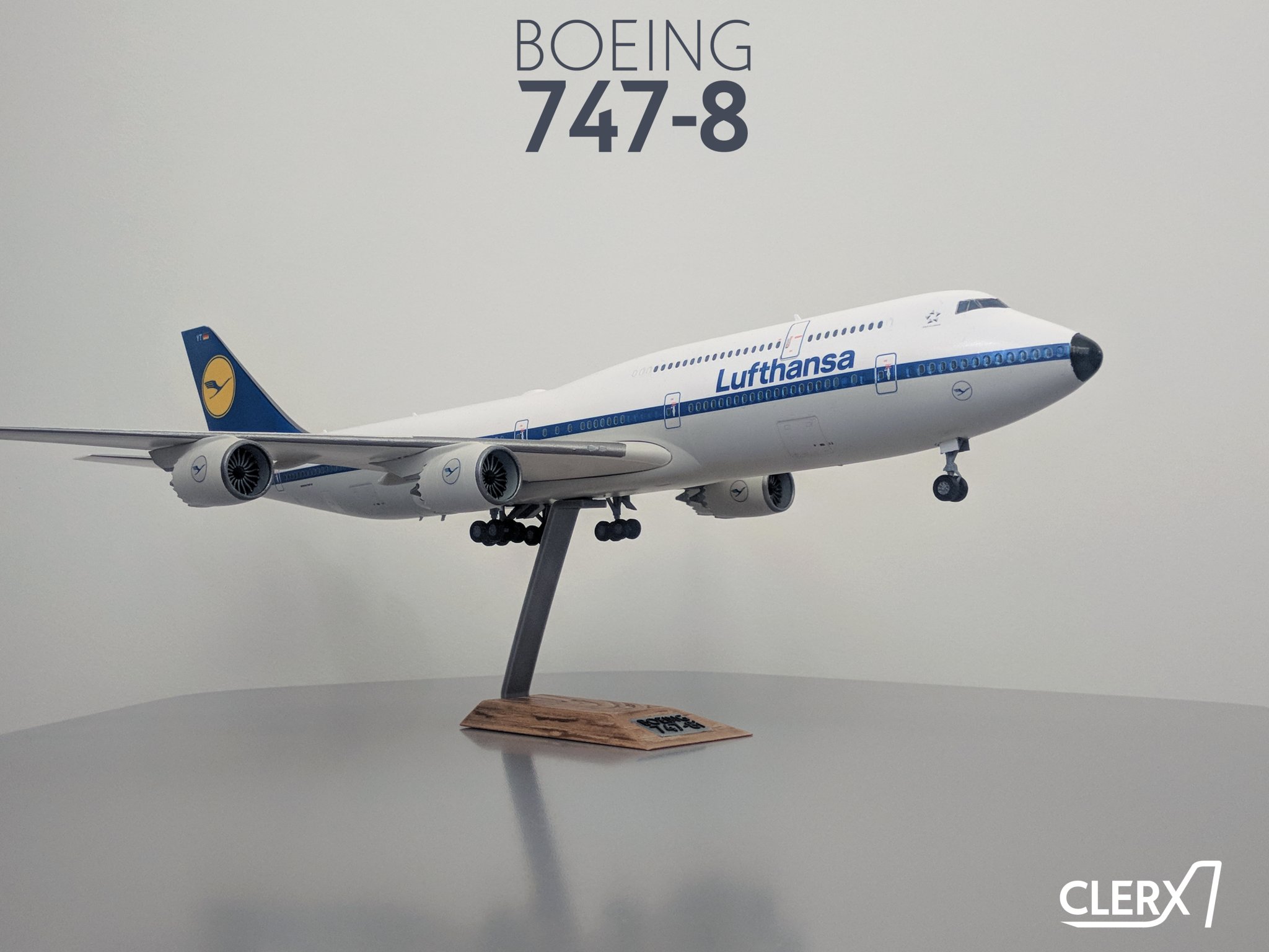 Mô hình máy bay Boeing 747-8 tỉ lệ 1:144