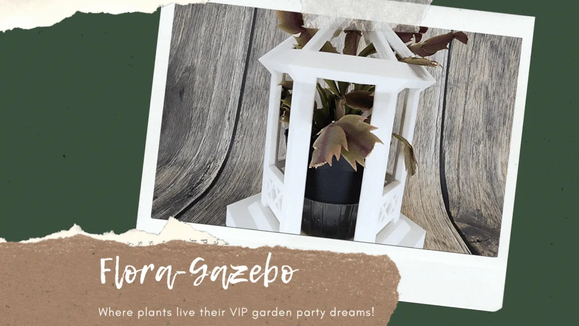 Giá đỡ cây cối Flora-Gazebo cho không gian sống thêm sinh động