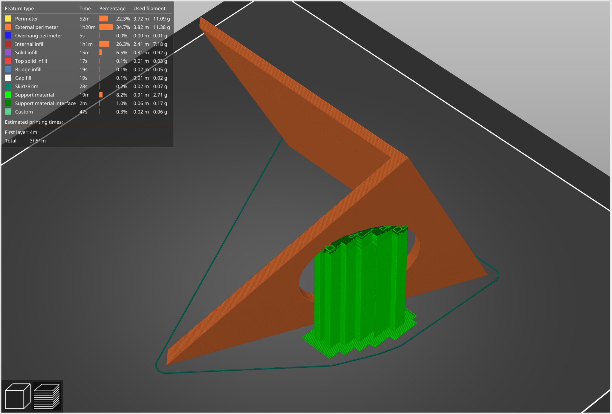 Giá đỡ cảm biến độ ẩm và nhiệt độ kiểu kim tự tháp