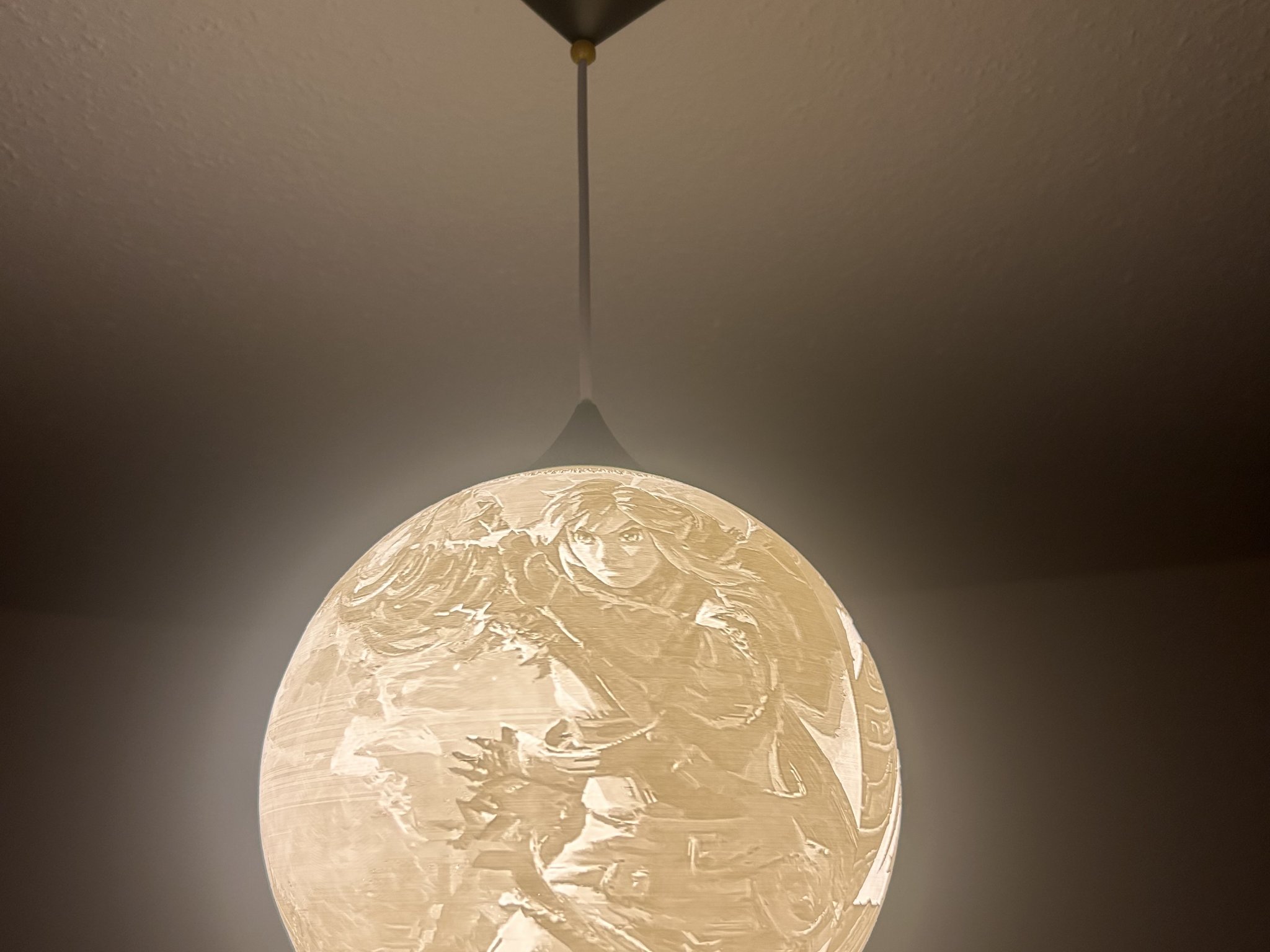 Đèn trần Lithophane Zelda Tears of the Kingdom